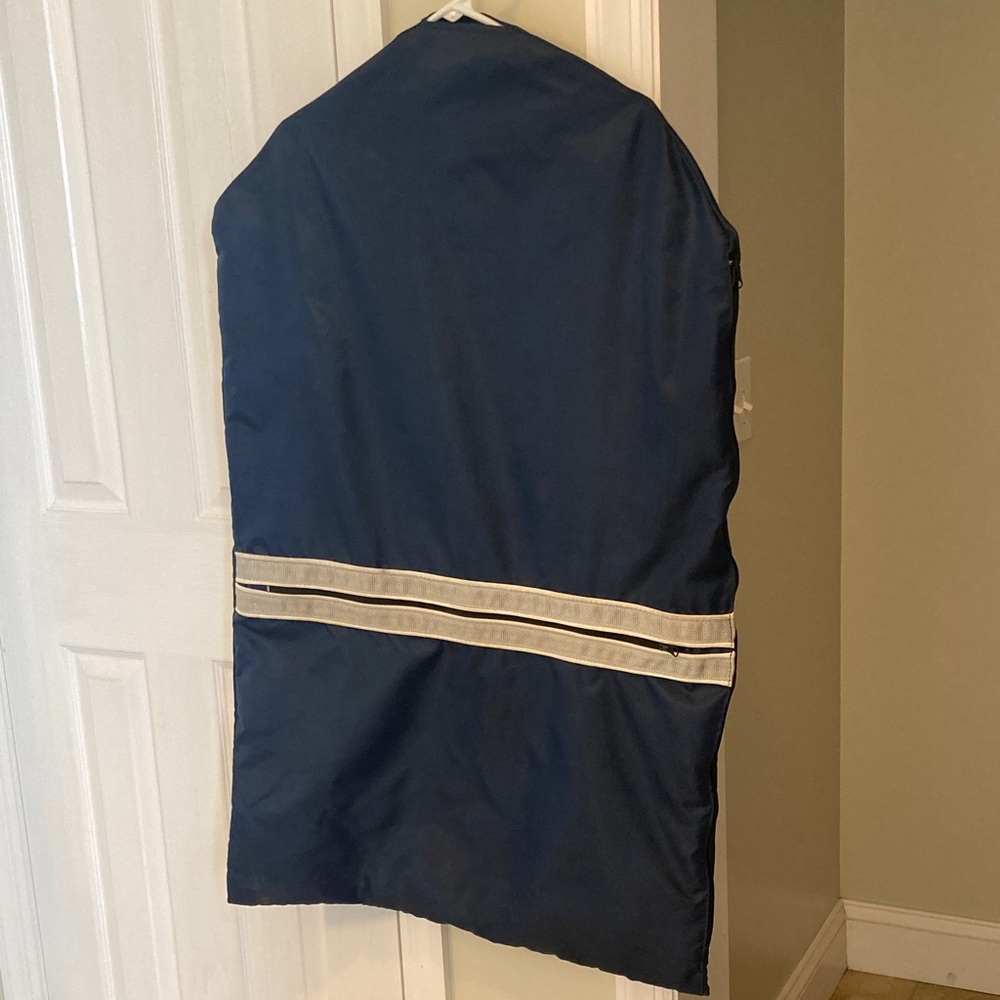 Dover Saddlery riding coat Blue Garment Bag